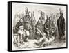 American Civil War: Delaware Indians (Lenape) Enrolled In Federal Army-marzolino-Framed Stretched Canvas