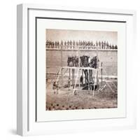 American Civil War: Execution of the Conspirators. the Arrival on the Scaffold. July 7-null-Framed Giclee Print