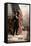 American Civil War Painting of President Abraham Lincoln Holding the American Flag-null-Framed Stretched Canvas