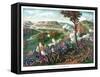 American Civil War Print Featuring the Battle of Missionary Ridge-null-Framed Stretched Canvas