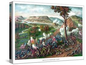 American Civil War Print Featuring the Battle of Missionary Ridge-null-Stretched Canvas