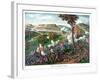 American Civil War Print Featuring the Battle of Missionary Ridge-null-Framed Art Print