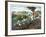 American Civil War Print Featuring the Battle of Missionary Ridge-null-Framed Art Print