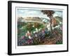 American Civil War Print Featuring the Battle of Missionary Ridge-null-Framed Art Print