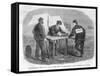 American Civil War Soldiers are Punished for Gambling by Being Compelled to Gamble-null-Framed Stretched Canvas