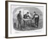 American Civil War Soldiers are Punished for Gambling by Being Compelled to Gamble-null-Framed Art Print