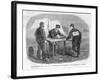 American Civil War Soldiers are Punished for Gambling by Being Compelled to Gamble-null-Framed Art Print