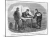 American Civil War Soldiers are Punished for Gambling by Being Compelled to Gamble-null-Mounted Art Print