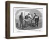 American Civil War Soldiers are Punished for Gambling by Being Compelled to Gamble-null-Framed Art Print