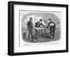 American Civil War Soldiers are Punished for Gambling by Being Compelled to Gamble-null-Framed Art Print