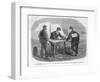 American Civil War Soldiers are Punished for Gambling by Being Compelled to Gamble-null-Framed Art Print