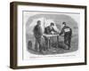 American Civil War Soldiers are Punished for Gambling by Being Compelled to Gamble-null-Framed Art Print