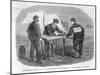 American Civil War Soldiers are Punished for Gambling by Being Compelled to Gamble-null-Mounted Art Print