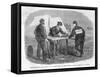 American Civil War Soldiers are Punished for Gambling by Being Compelled to Gamble-null-Framed Stretched Canvas