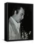 American Clarinetist Buddy Defranco Playing at the Bass Clef, London, 1985-Denis Williams-Framed Stretched Canvas