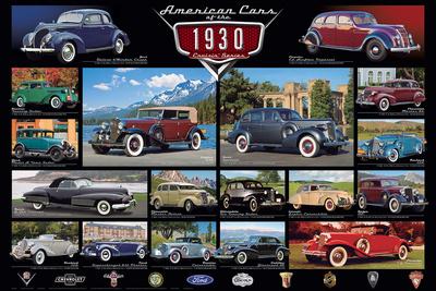 American Classic Cars Of The 30s' Prints | AllPosters.com