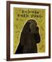 American Cocker Spaniel (black)-John Golden-Framed Giclee Print