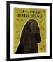 American Cocker Spaniel (black)-John Golden-Framed Giclee Print