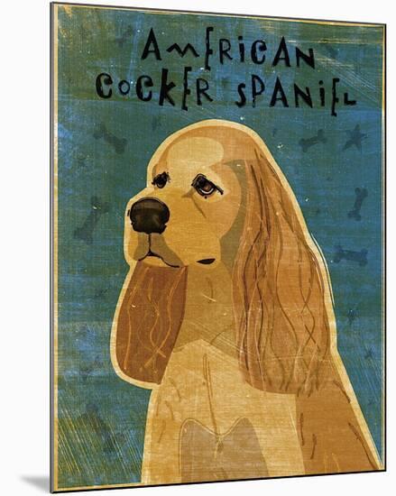 American Cocker Spaniel I-John Golden-Mounted Giclee Print