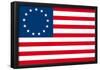 American Colonial National Flag Poster Print-null-Framed Poster