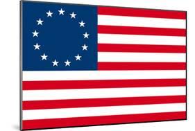 American Colonial National Flag-null-Mounted Poster