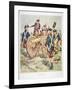 American Continental Army: Artillery Uniforms of 1777-83-Henry Alexander Ogden-Framed Giclee Print