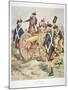 American Continental Army: Artillery Uniforms of 1777-83-Henry Alexander Ogden-Mounted Giclee Print