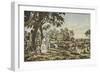 American Country Life: Summer Evening-Currier & Ives-Framed Giclee Print