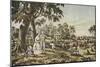 American Country Life: Summer Evening-Currier & Ives-Mounted Giclee Print