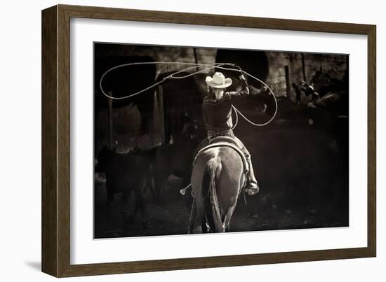 American Cowgirl-Lisa Dearing-Framed Photographic Print