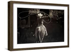 American Cowgirl-Lisa Dearing-Framed Photographic Print