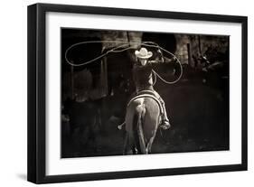 American Cowgirl-Lisa Dearing-Framed Photographic Print