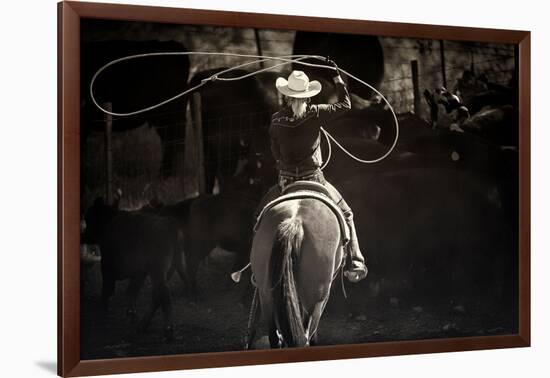 American Cowgirl-Lisa Dearing-Framed Photographic Print