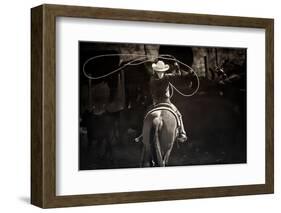 American Cowgirl-Lisa Dearing-Framed Photographic Print