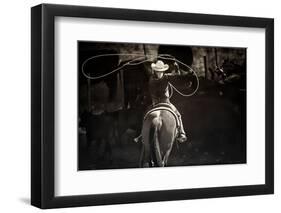 American Cowgirl-Lisa Dearing-Framed Photographic Print