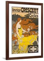 American Crescent Cycles-Ramsdell-Framed Art Print