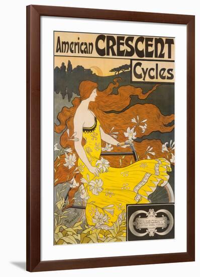 American Crescent Cycles-Ramsdell-Framed Art Print