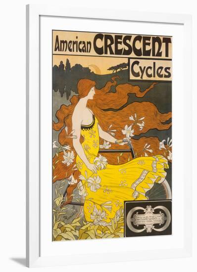 American Crescent Cycles-Ramsdell-Framed Art Print