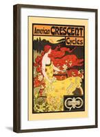 American Crescent Cycles-Fred Ramsdell-Framed Art Print