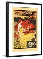 American Crescent Cycles-Fred Ramsdell-Framed Art Print