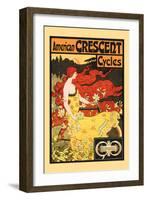 American Crescent Cycles-Fred Ramsdell-Framed Art Print