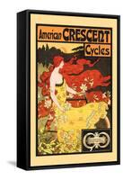 American Crescent Cycles-Fred Ramsdell-Framed Stretched Canvas