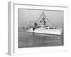 American Cruiser Uss Indianapolis Taken at Anniversary of Statue of Liberty-null-Framed Photographic Print