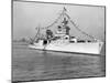 American Cruiser Uss Indianapolis Taken at Anniversary of Statue of Liberty-null-Mounted Photographic Print