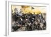 American Defense of Fort Moultrie on Sullivan's Island, Charleston Sc, 1776-null-Framed Giclee Print