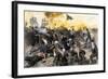 American Defense of Fort Moultrie on Sullivan's Island, Charleston Sc, 1776-null-Framed Giclee Print