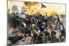 American Defense of Fort Moultrie on Sullivan's Island, Charleston Sc, 1776-null-Mounted Giclee Print