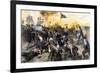 American Defense of Fort Moultrie on Sullivan's Island, Charleston Sc, 1776-null-Framed Giclee Print