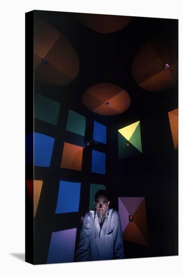 American Designer Ken Isaacs Inside His Invention, the Knowledge Box, Chicago, IL, 1962-Robert Kelley-Stretched Canvas