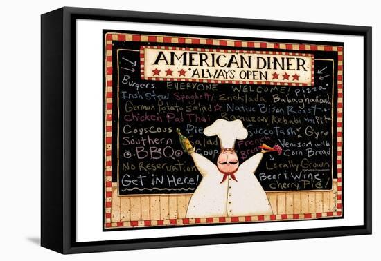 American Diner-Dan Dipaolo-Framed Stretched Canvas